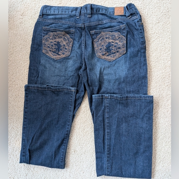 Disney Mickey Embroidered Straight Leg Jeans - Picture 5 of 14